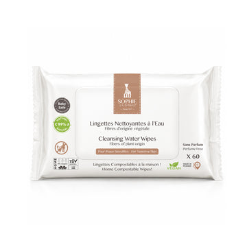 Sophie La Girafe - Cleansing Water Wipes 60 pcs